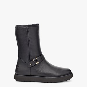 Ugg Classic Berge Short Women Classic Boots Black (6803OXHSI)